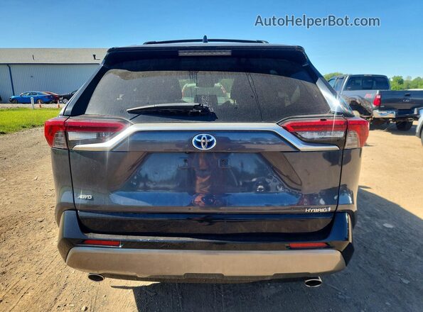 JTME6RFV3ND533505 2022 TOYOTA RAV4 Серый Вид сзади