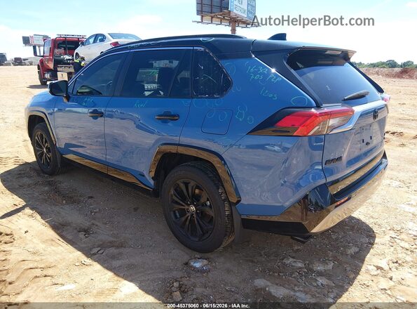 JTME6RFV3RD561214 2024 TOYOTA RAV4 HYBRID Синий Задняя левая четверть