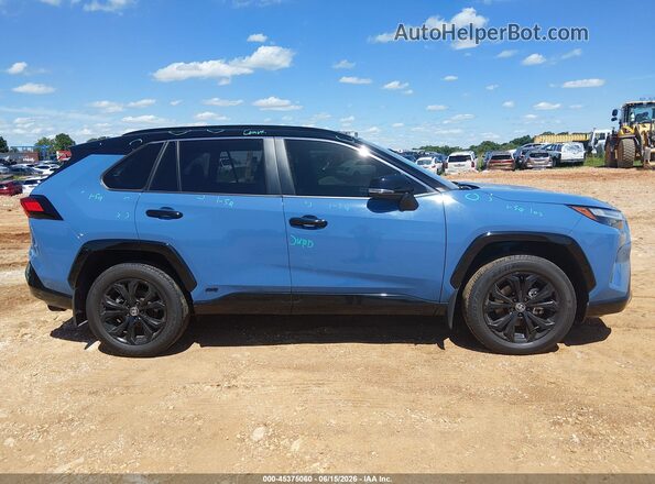 JTME6RFV3RD561214 2024 TOYOTA RAV4 HYBRID Синий Вид задней части салона