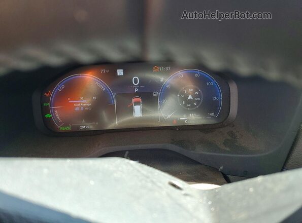 JTME6RFV3RJ055058 2024 TOYOTA RAV4 White Instrument cluster view