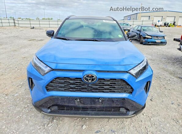 JTME6RFV3SJ077440 2025 TOYOTA RAV4 Blue Դիմացի տեսք