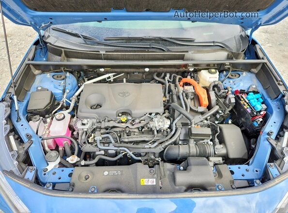 JTME6RFV3SJ077440 2025 TOYOTA RAV4 Blue Շարժիչի բաժամունքի տեսք