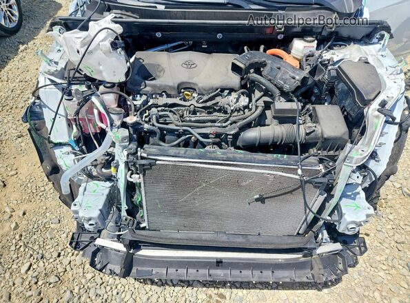 JTME6RFV5PD543875 2023 TOYOTA RAV4 White Vista del compartimento del motor