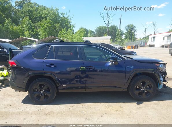 JTME6RFV6LD502004 2020 TOYOTA RAV4 HYBRID Dark Blue უკანა სალონის ხედი