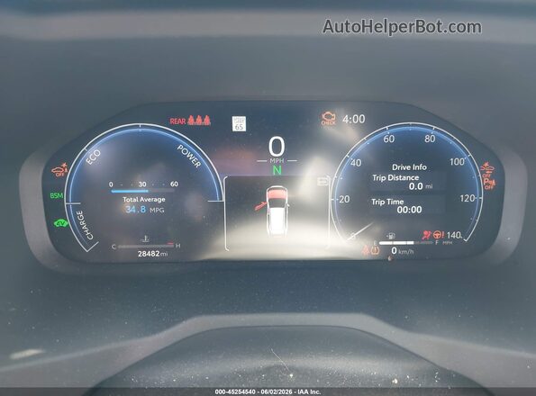 JTME6RFV6SD578692 2025 TOYOTA RAV4 HYBRID Blue Հետևի նստատեղերի տեսք