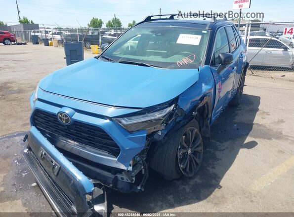 JTME6RFV6SD578692 2025 TOYOTA RAV4 HYBRID Blue Առջևի ձախ երեք քառորդ տեսարան