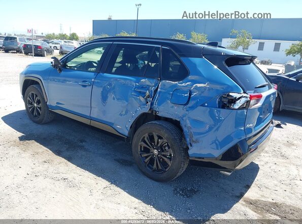 JTME6RFV7NJ015799 2022 TOYOTA RAV4 HYBRID Blue უკანა მარცხენა