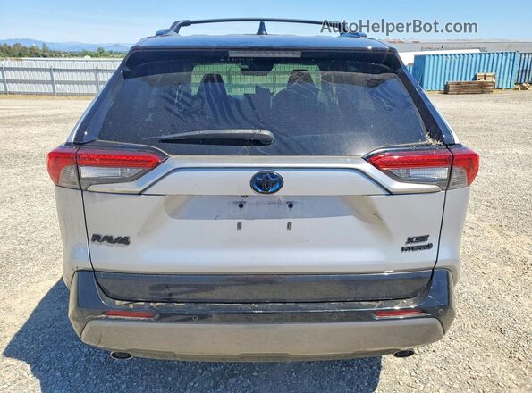 JTME6RFV8MD515712 2021 TOYOTA RAV4 Silver უკანა ხედი