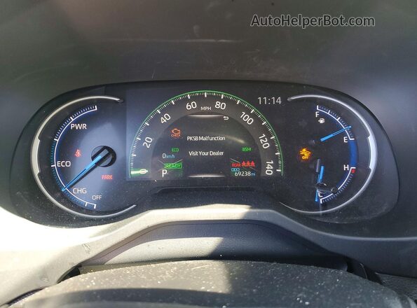JTME6RFV8MD515712 2021 TOYOTA RAV4 Silver ხელსაწყოთა პანელის ხედი