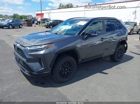 JTME6RFV9PJ028184 2023 TOYOTA RAV4 HYBRID Gray Առջևի ձախ երեք քառորդ տեսարան