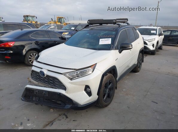 JTME6RFVXLJ001926 2020 TOYOTA RAV4 HYBRID White Передня ліва чверть