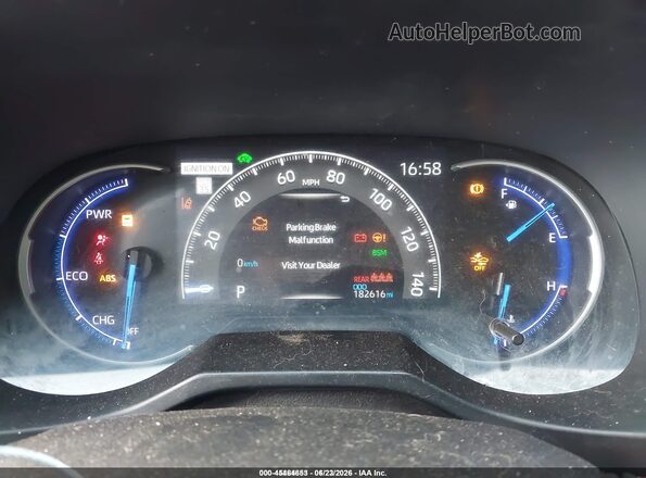 JTME6RFVXLJ001926 2020 TOYOTA RAV4 HYBRID White Вид задніх сидінь