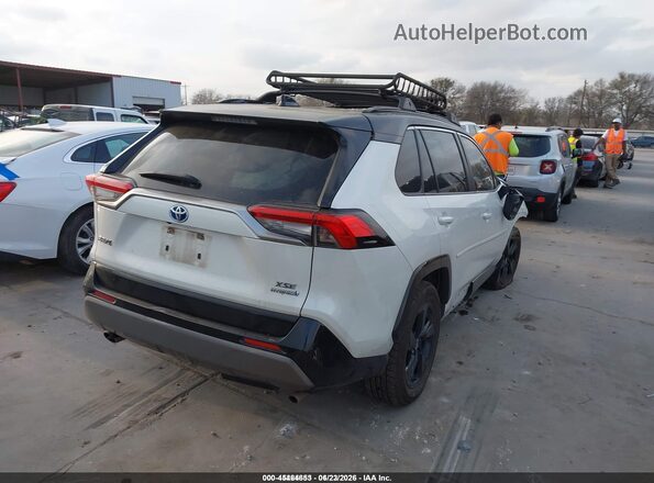 JTME6RFVXLJ001926 2020 TOYOTA RAV4 HYBRID White Задня права чверть