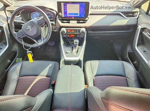 JTMEB3FV9RD181836 2024 TOYOTA RAV4 Белый Вид панели приборов