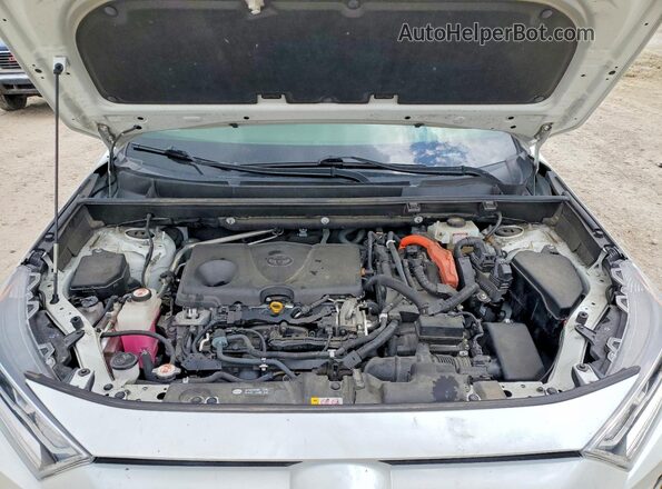 JTMEWRFV0LD535449 2020 TOYOTA RAV4 White Vista del compartimento del motor