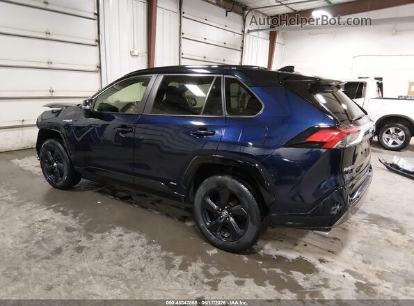 JTMEWRFV1KD511191 2019 TOYOTA RAV4 HYBRID Blue Задня ліва чверть