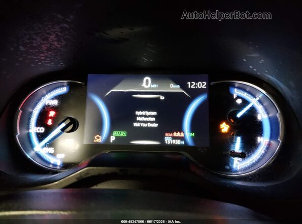 JTMEWRFV1KD511191 2019 TOYOTA RAV4 HYBRID Blue Вид задніх сидінь