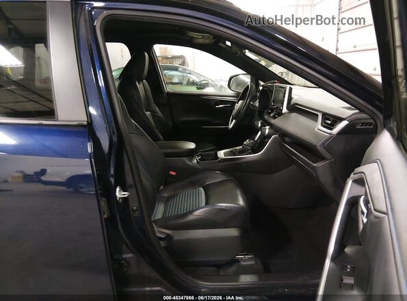 JTMEWRFV1KD511191 2019 TOYOTA RAV4 HYBRID Blue Вид салону спереду