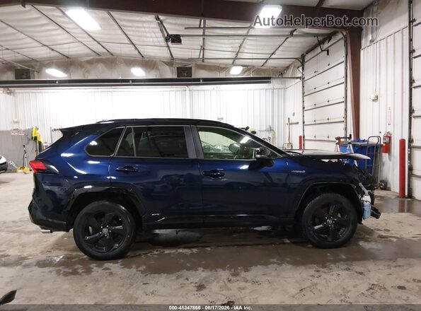 JTMEWRFV1KD511191 2019 TOYOTA RAV4 HYBRID Blue Панорамний вид салону 360°