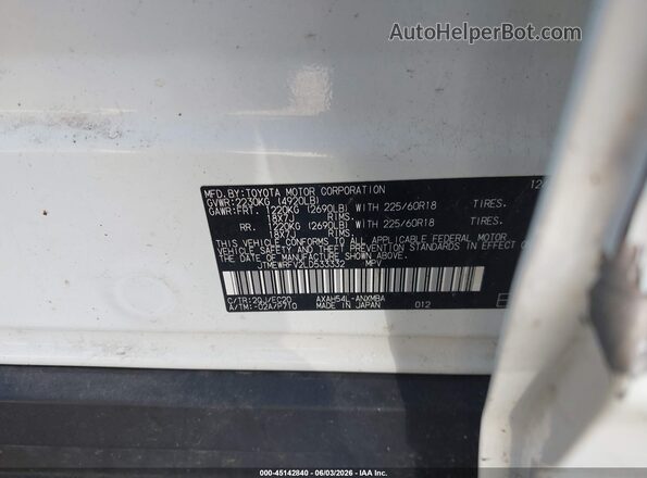 JTMEWRFV2LD533332 2020 TOYOTA RAV4 HYBRID White Engine compartment view