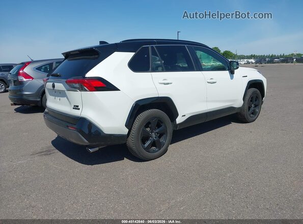 JTMEWRFV2LD533332 2020 TOYOTA RAV4 HYBRID White Rear right