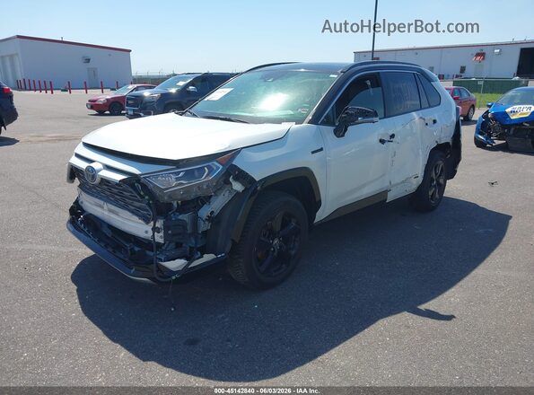 JTMEWRFV2LD533332 2020 TOYOTA RAV4 HYBRID White Front view