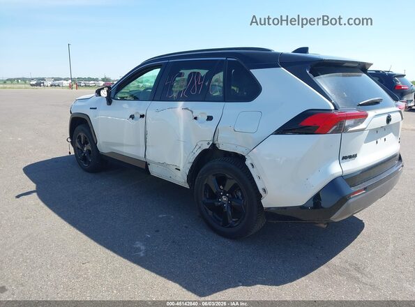 JTMEWRFV2LD533332 2020 TOYOTA RAV4 HYBRID White Rear left