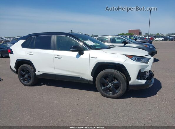 JTMEWRFV2LD533332 2020 TOYOTA RAV4 HYBRID White Rear interior view