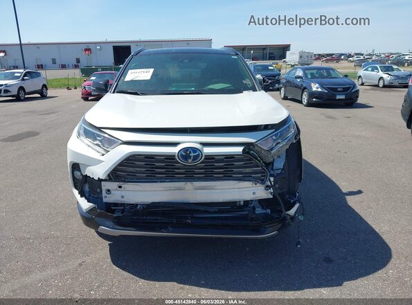 JTMEWRFV2LD533332 2020 TOYOTA RAV4 HYBRID White Instrument cluster view