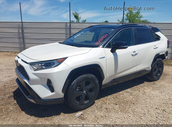 JTMEWRFV4KD509774 2019 TOYOTA RAV4 Белый Передняя левая четверть