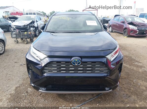 JTMEWRFV5LD531557 2020 TOYOTA RAV4 HYBRID Dark Blue ხელსაწყოთა პანელის ხედი