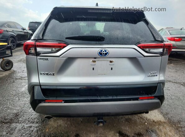 JTMEWRFV6KJ006846 2019 TOYOTA RAV4 Silver უკანა ხედი