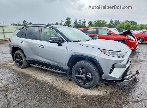 JTMEWRFV6KJ006846 2019 TOYOTA RAV4 Silver წინა მარჯვენა