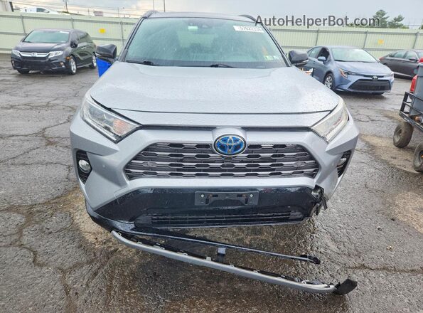 JTMEWRFV6KJ006846 2019 TOYOTA RAV4 Silver წინა ხედი