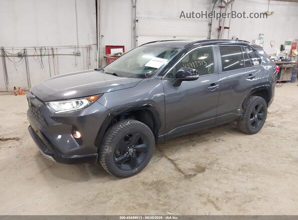JTMEWRFV6KJ023579 2019 TOYOTA RAV4 HYBRID Gray Передня ліва чверть