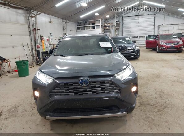 JTMEWRFV6KJ023579 2019 TOYOTA RAV4 HYBRID Gray Вид щитка приладів