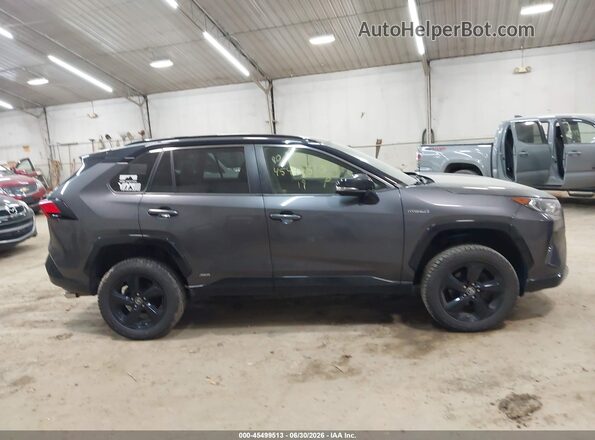 JTMEWRFV6KJ023579 2019 TOYOTA RAV4 HYBRID Gray Вид задньої частини салону