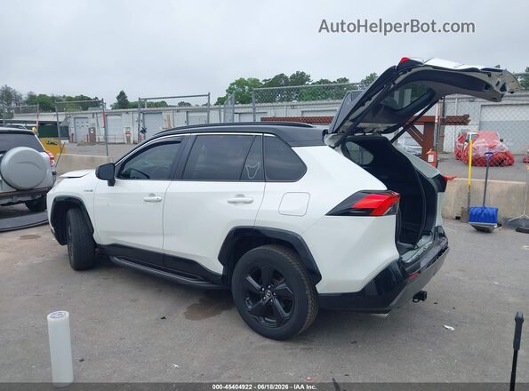 JTMEWRFVXKJ014089 2019 TOYOTA RAV4 HYBRID Белый Задняя левая четверть