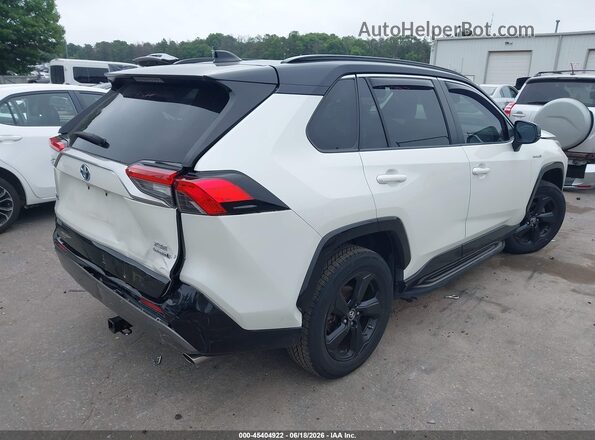 JTMEWRFVXKJ014089 2019 TOYOTA RAV4 HYBRID Белый Задняя правая четверть