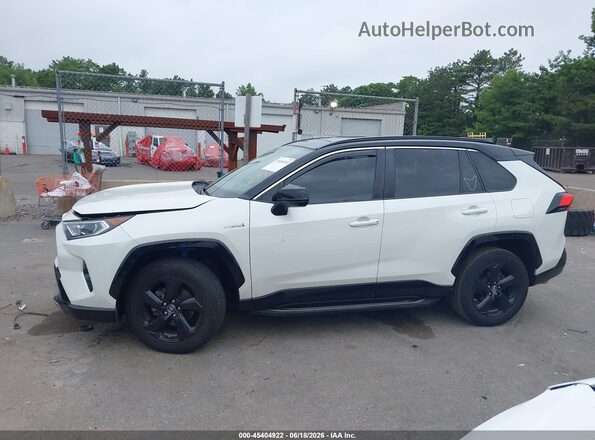 JTMEWRFVXKJ014089 2019 TOYOTA RAV4 HYBRID Белый Панорамный вид салона 360°