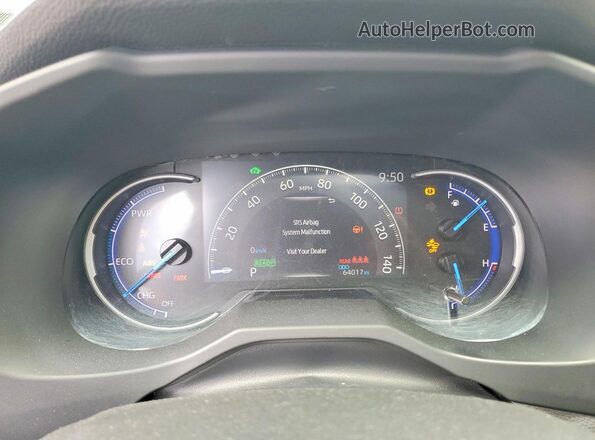 JTMEWRFVXLJ047532 2020 TOYOTA RAV4 Gray Սարքավորումների վահանակի տեսք