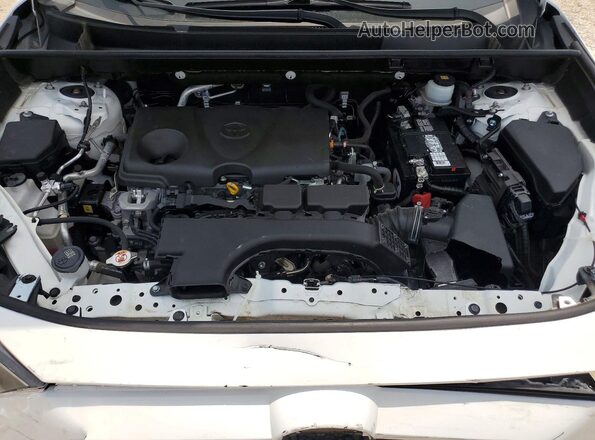 JTMF1RFV5LD048461 2020 TOYOTA RAV4 White Engine compartment view