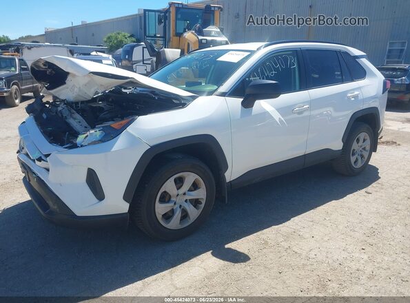 JTMF1RFV6KD003740 2019 TOYOTA RAV4 White Front left