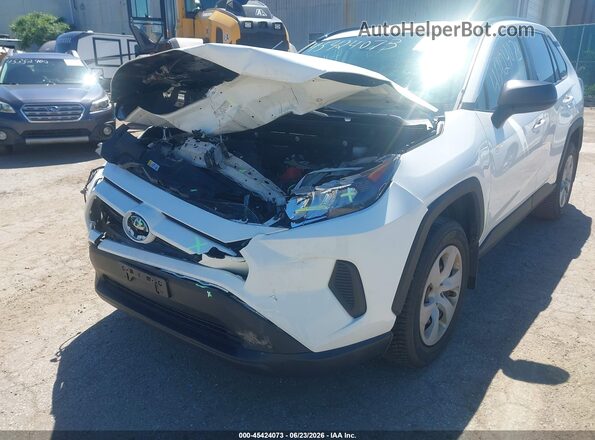 JTMF1RFV6KD003740 2019 TOYOTA RAV4 White Front view