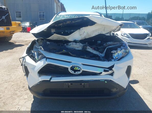 JTMF1RFV6KD003740 2019 TOYOTA RAV4 White Instrument cluster view