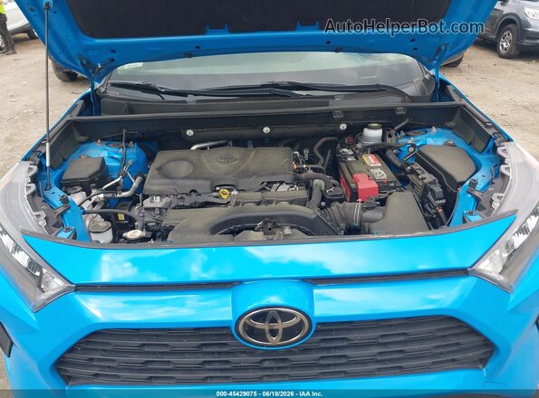 JTMF1RFV8MD074313 2021 TOYOTA RAV4 Blue Widok z tyłu