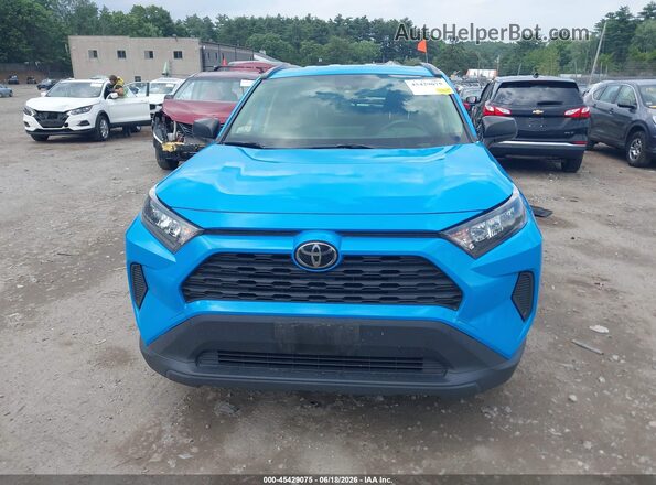 JTMF1RFV8MD074313 2021 TOYOTA RAV4 Blue Widok zestawu wskaźników