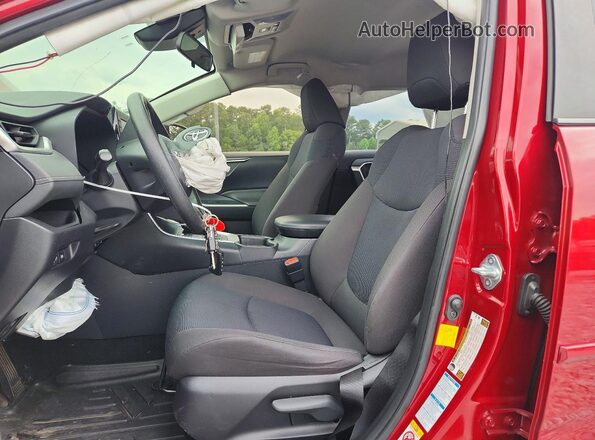 JTMF1RFVXKD007001 2019 TOYOTA RAV4 Бордовый Вид салона спереди