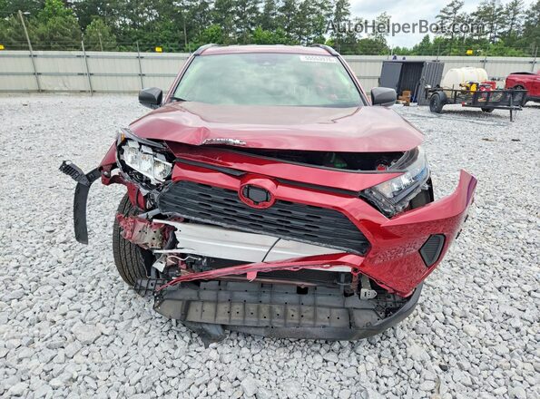 JTMF1RFVXKD007001 2019 TOYOTA RAV4 Бордовый Вид спереди