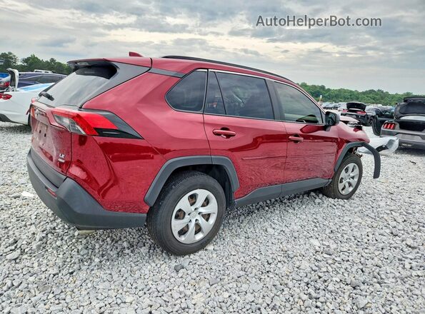 JTMF1RFVXKD007001 2019 TOYOTA RAV4 Бордовый Задняя правая четверть